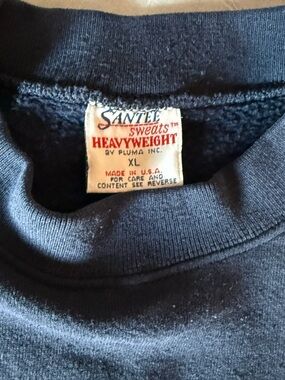 Santee Heavyweight Crewneck Sweatshirt in Navy - XL